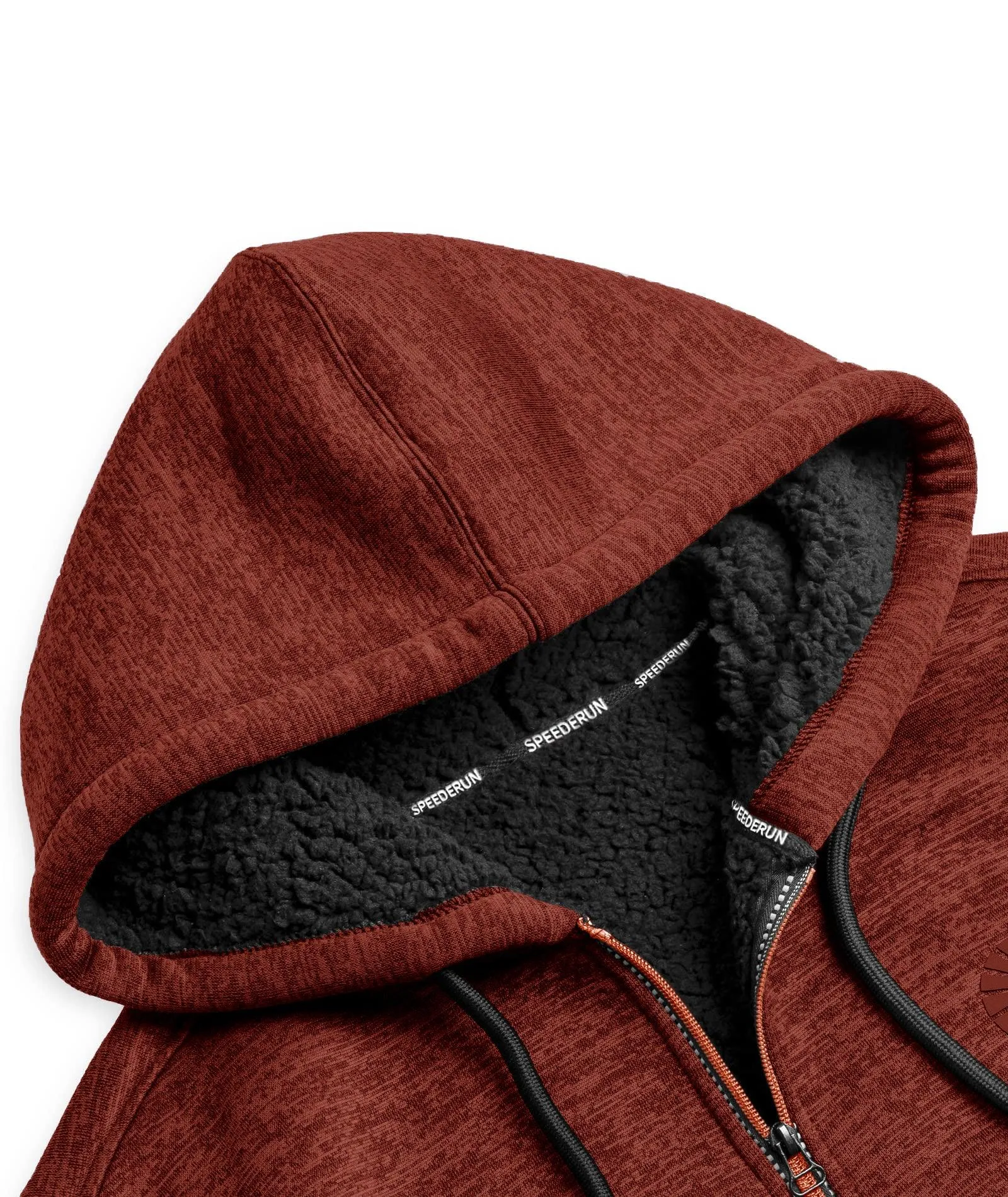 Men's Solid Color Full Zipper Outwear Hoodie-ZPK005323