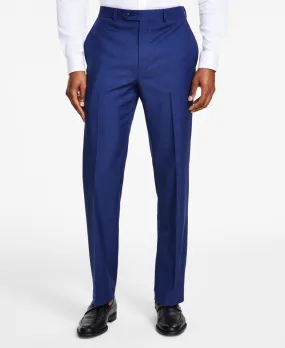 Michael Kors Mens Classic fit Dress Pants 32 / 32 Blue Plaid