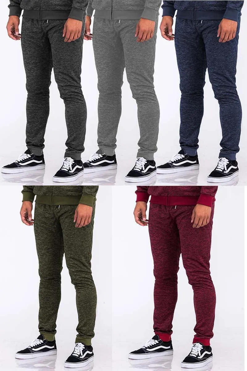 Navy Blue Marbled Light Weight Active Joggers
