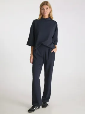 NEO NOIR ARLO CREPE JUMPSUIT NAVY