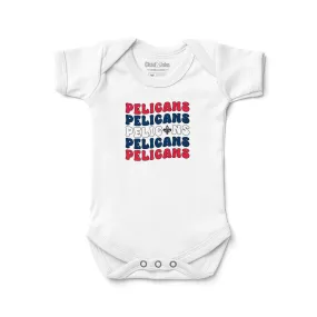 New Orleans Pelicans "Groovy" Bodysuit