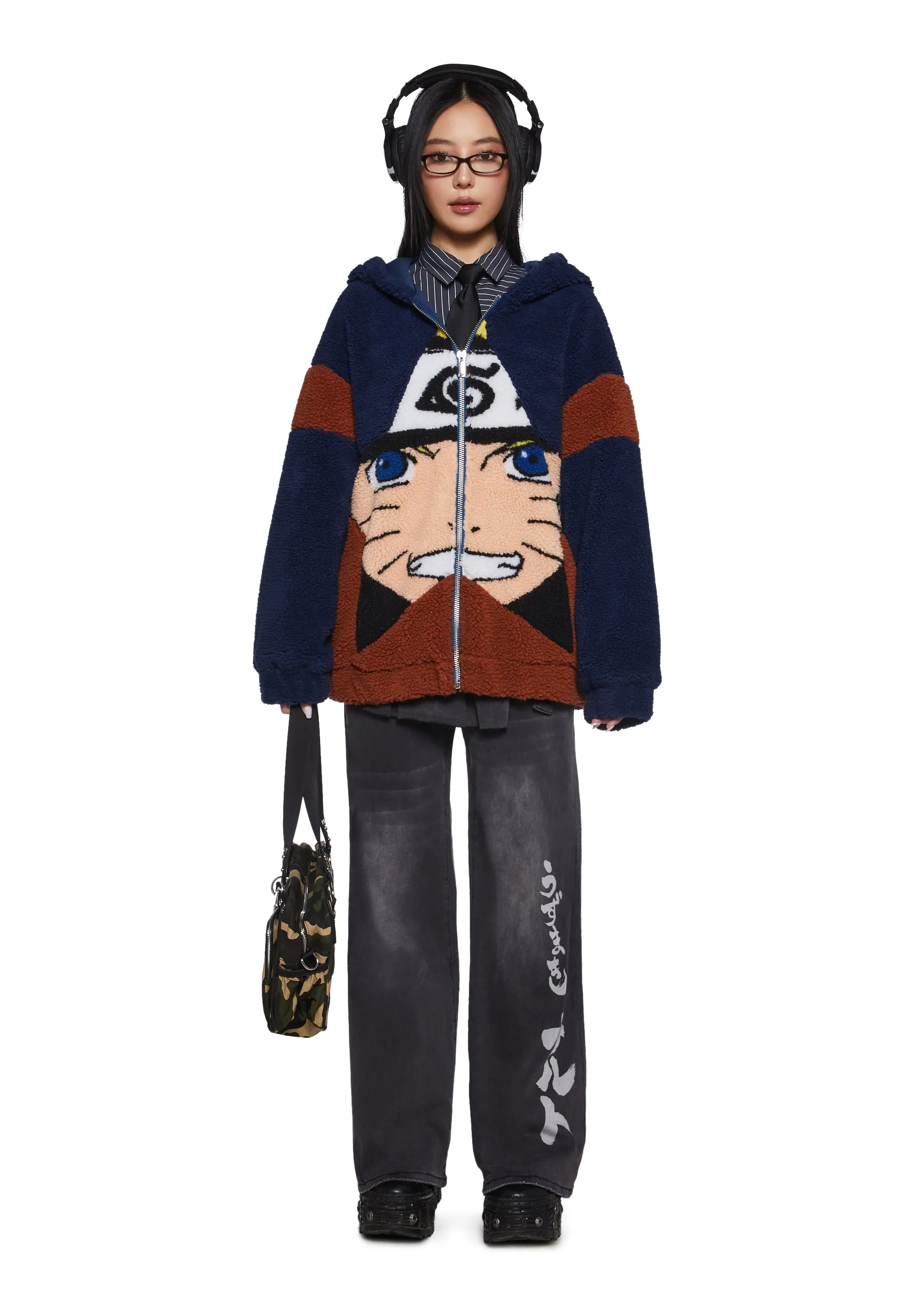 Ninja Hero Hooded Sherpa Jacket