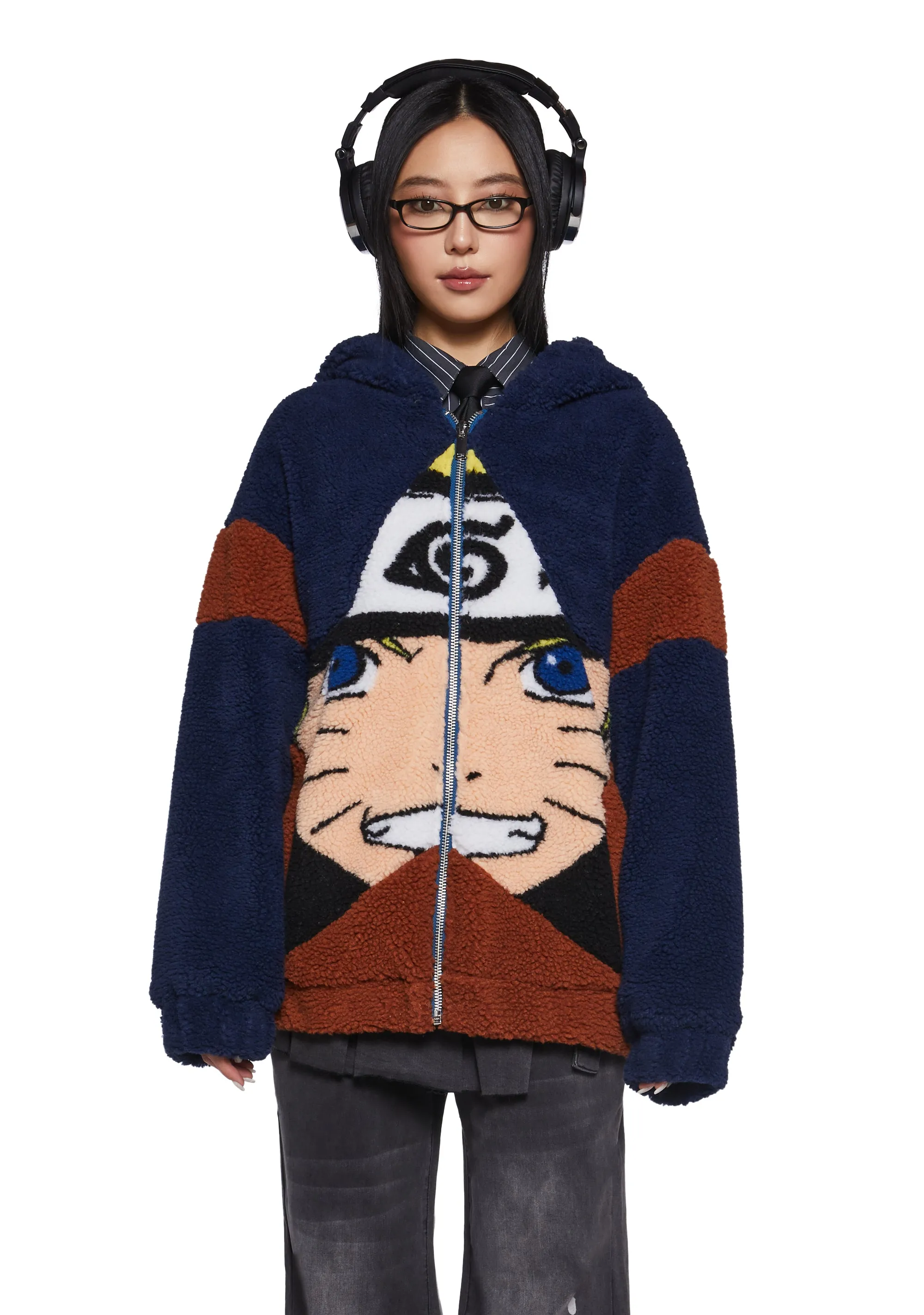 Ninja Hero Hooded Sherpa Jacket