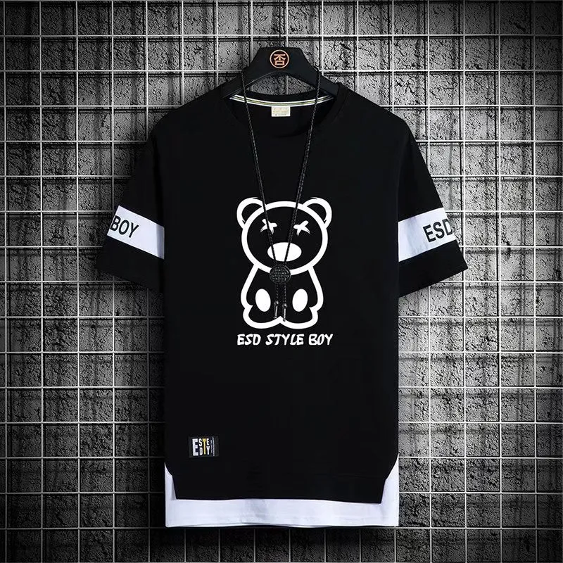 Nsqured "Urban Fusion" Men's Harajuku Streetwear T-Shirt