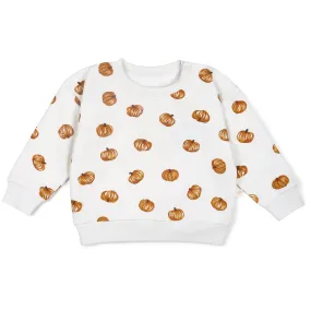 Organic Fleece Sweatshirt | Pumpkin