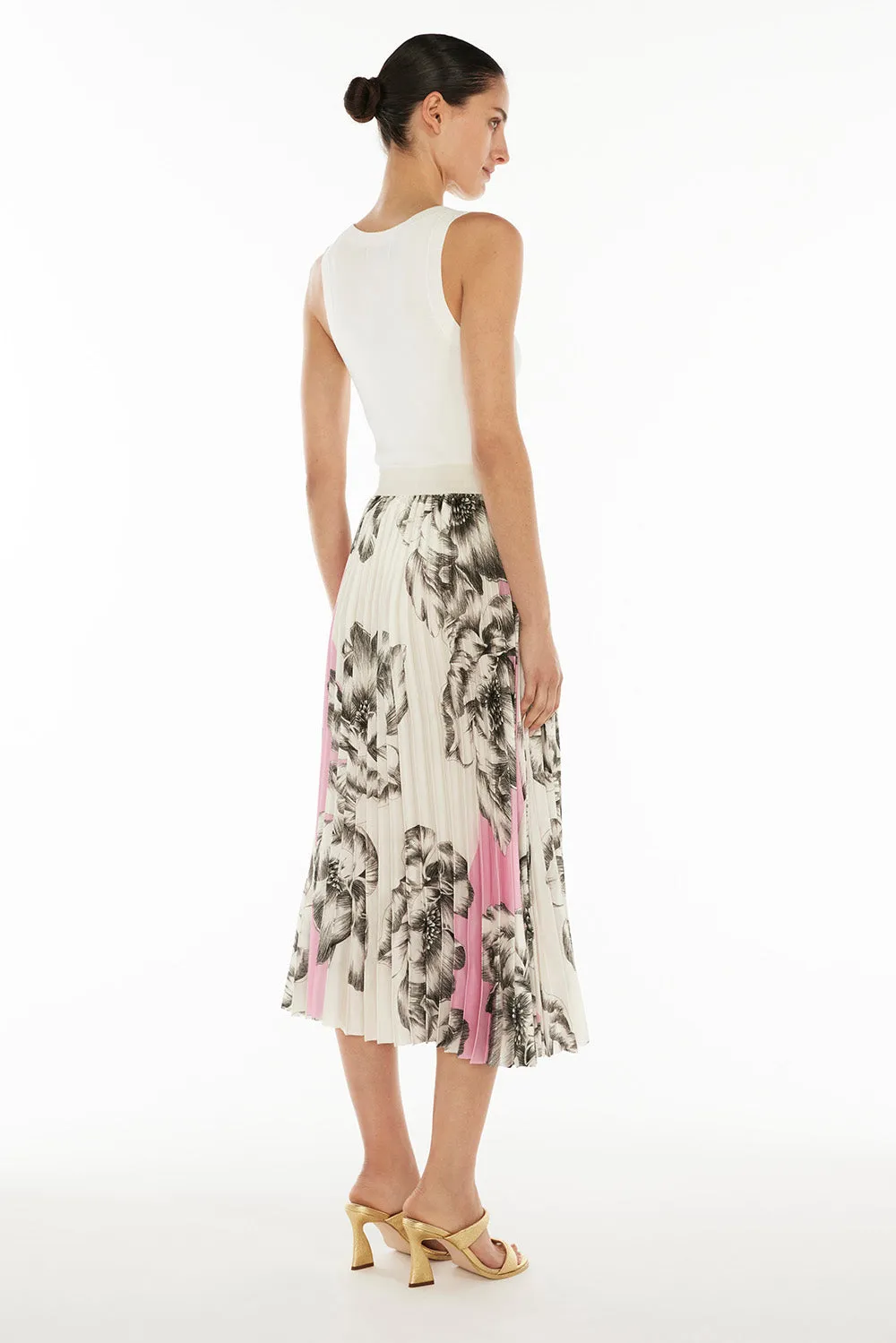 Overbloom Pleated Skirt