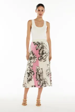 Overbloom Pleated Skirt