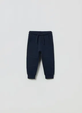 OVS Kids Boy Plush Joggers With Drawstring