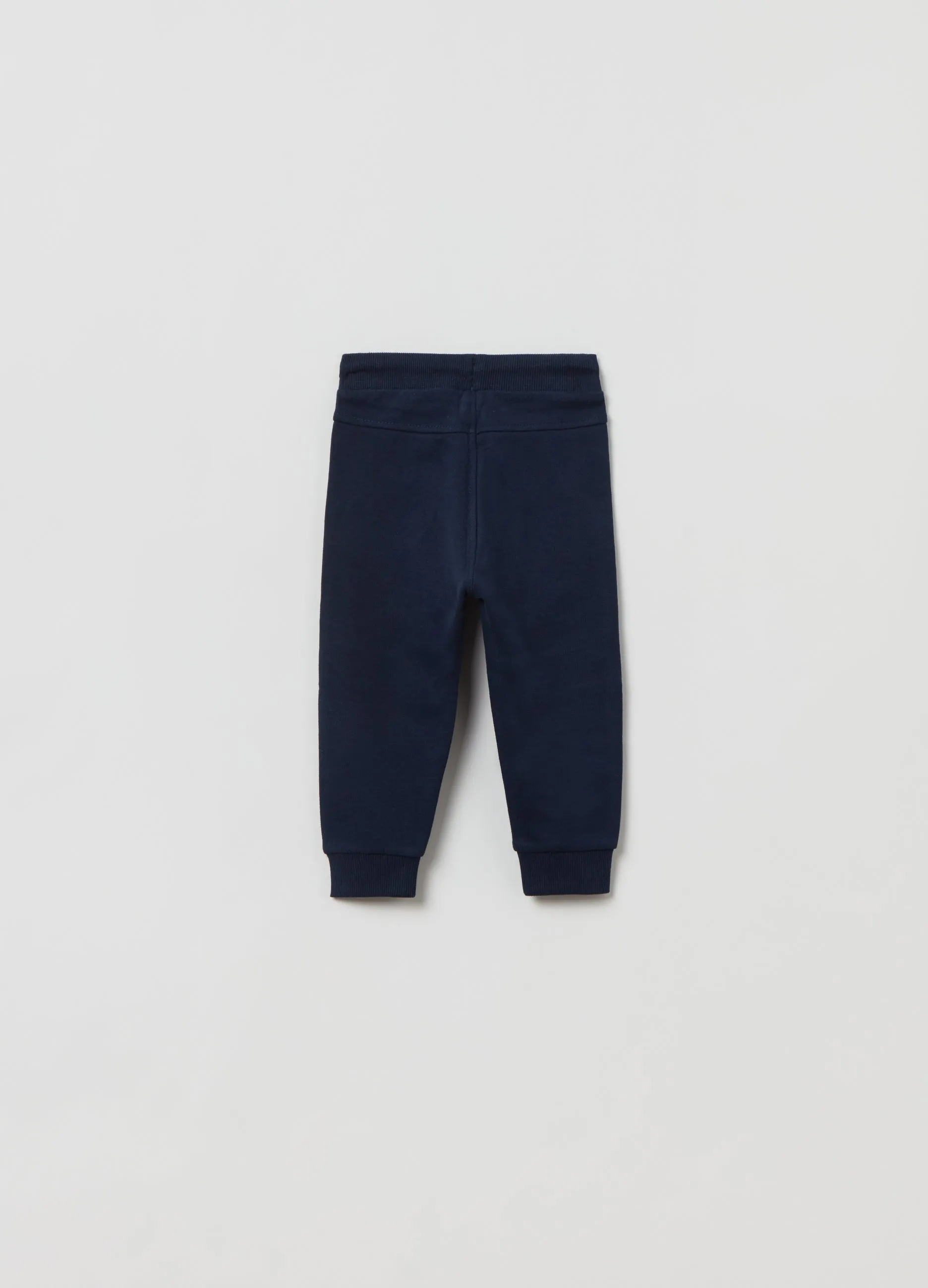 OVS Kids Boy Plush Joggers With Drawstring
