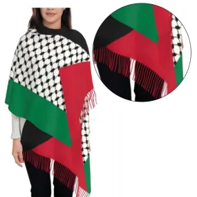 Palestine Flag Scarf