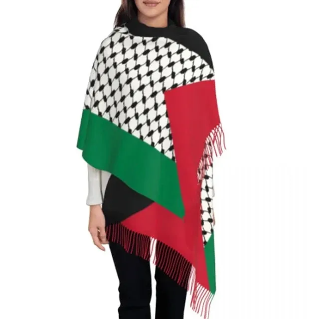 Palestine Flag Scarf