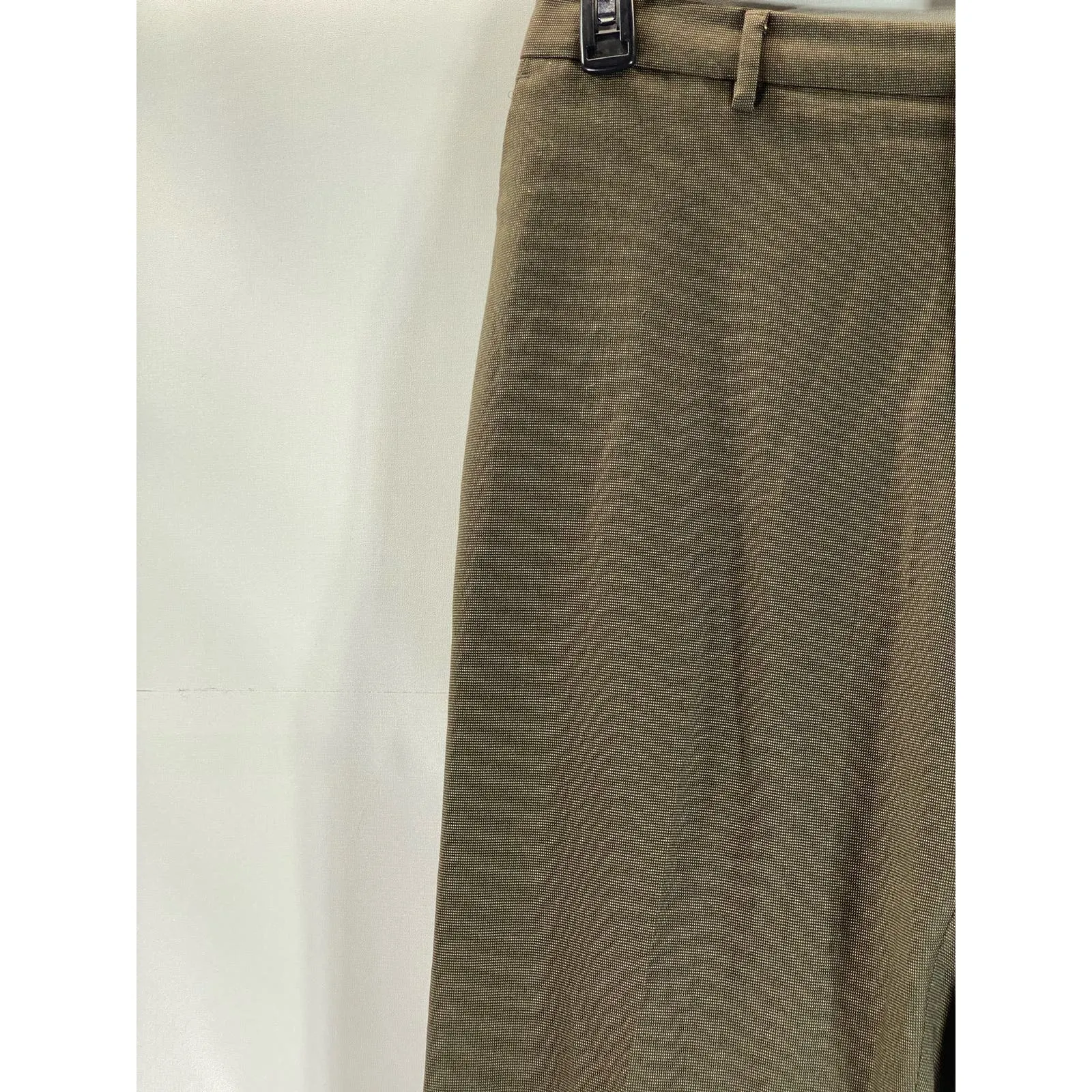 PERRY ELLIS PORTFOLIO Men's Brown Classic-Fit Flex Stretch Dress Pant SZ 36X32