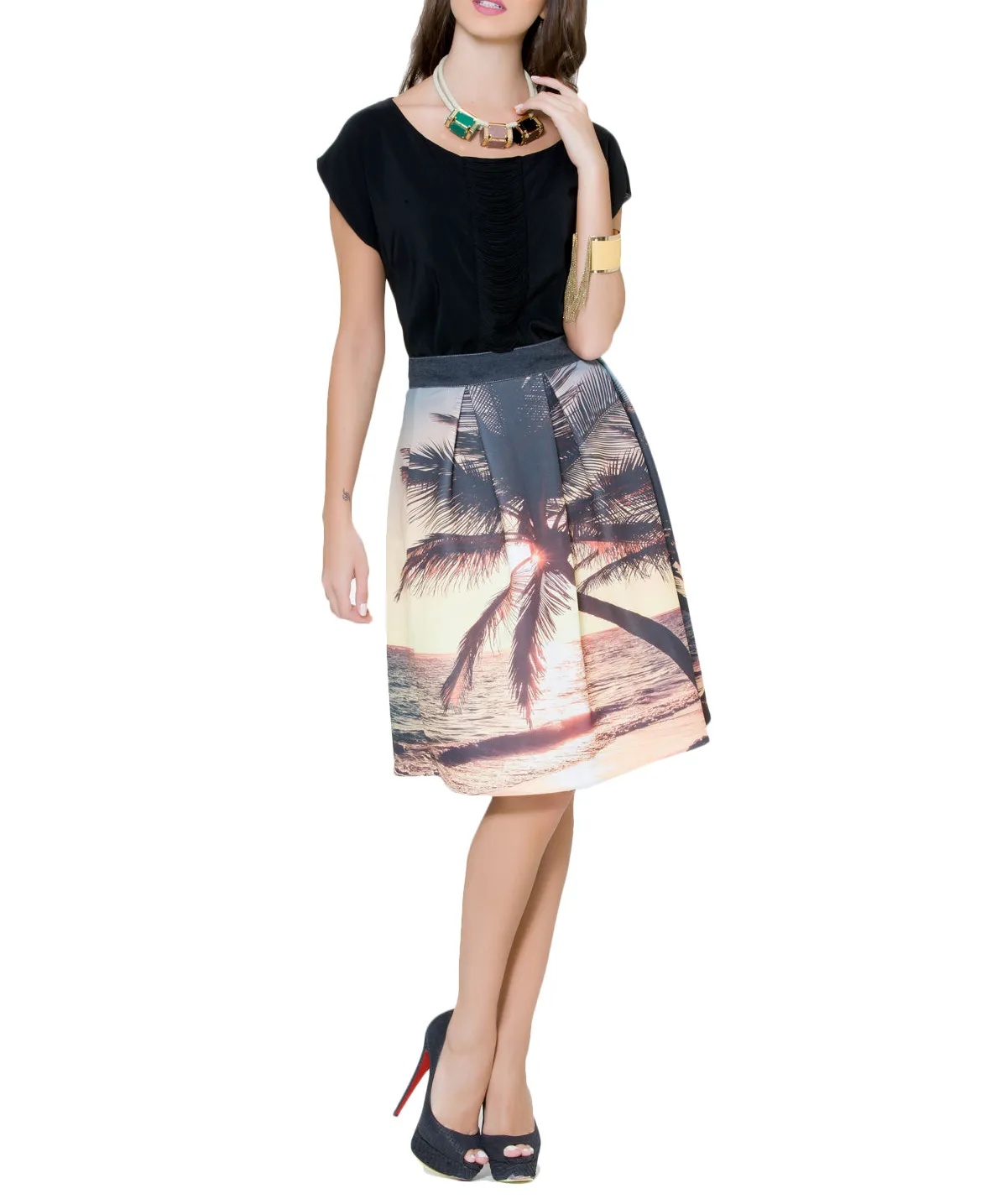 Pleated Skirt