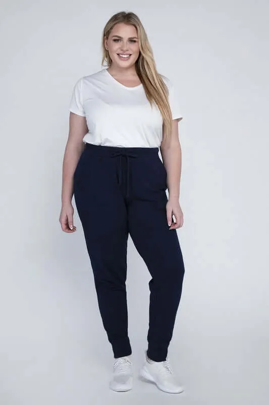 Plus Size Comfy Fit Jogger Pants