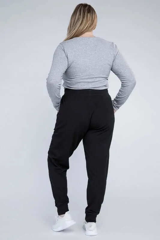 Plus Size Comfy Fit Jogger Pants