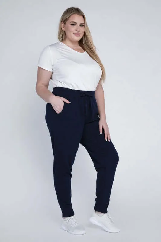 Plus Size Comfy Fit Jogger Pants