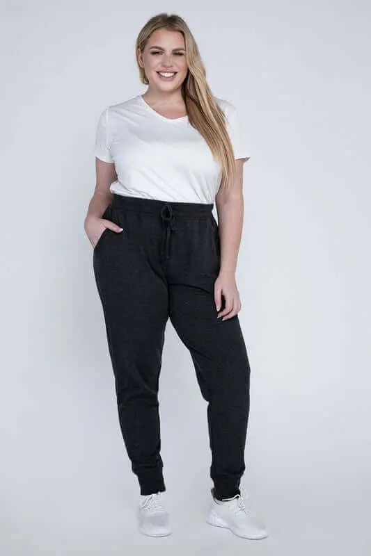 Plus Size Comfy Fit Jogger Pants