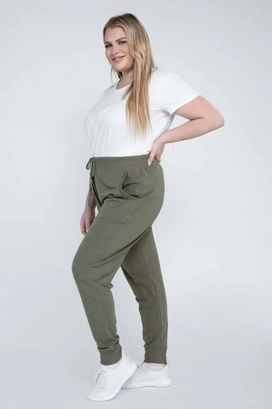 Plus Size Comfy Fit Jogger Pants