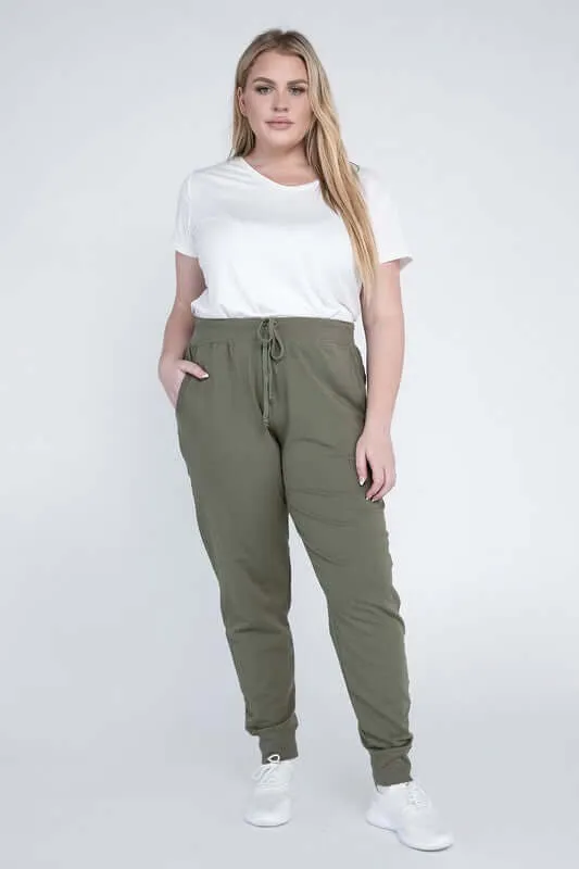 Plus Size Comfy Fit Jogger Pants