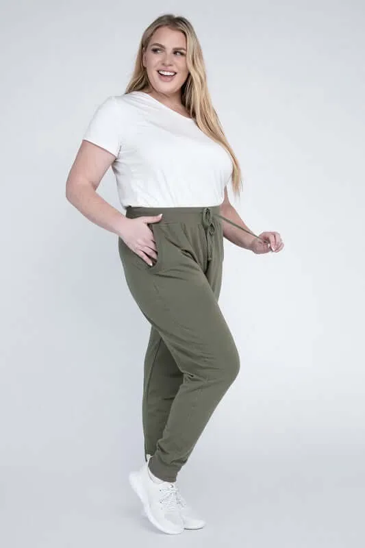 Plus Size Comfy Fit Jogger Pants