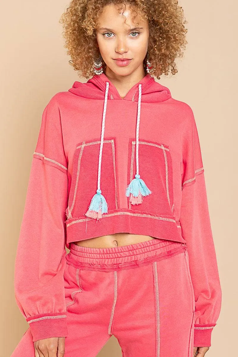 POL Weekend Boyfriend Flamingo  Slouchy Jogger