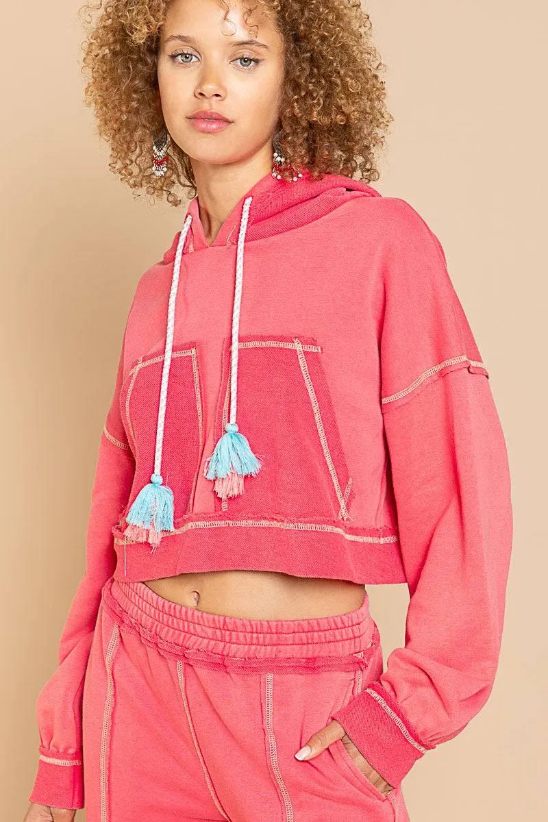 POL Weekend Boyfriend Flamingo  Slouchy Jogger
