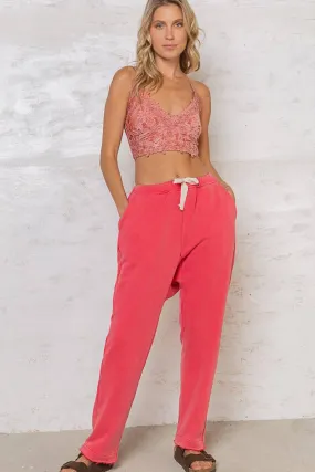 POL Weekend Boyfriend Flamingo  Slouchy Jogger