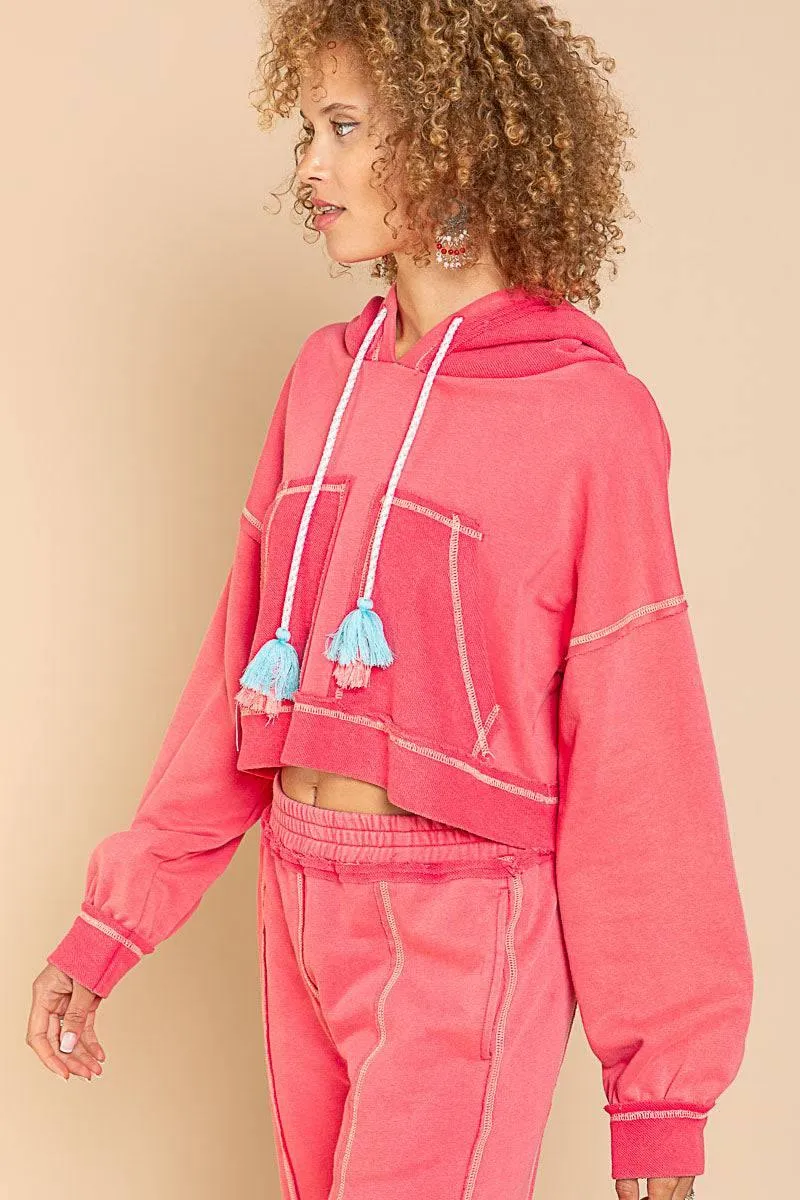 POL Weekend Boyfriend Flamingo  Slouchy Jogger