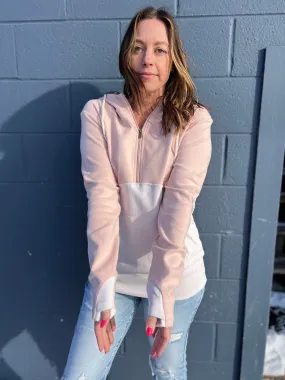 Pullover Half Zip Hoodie