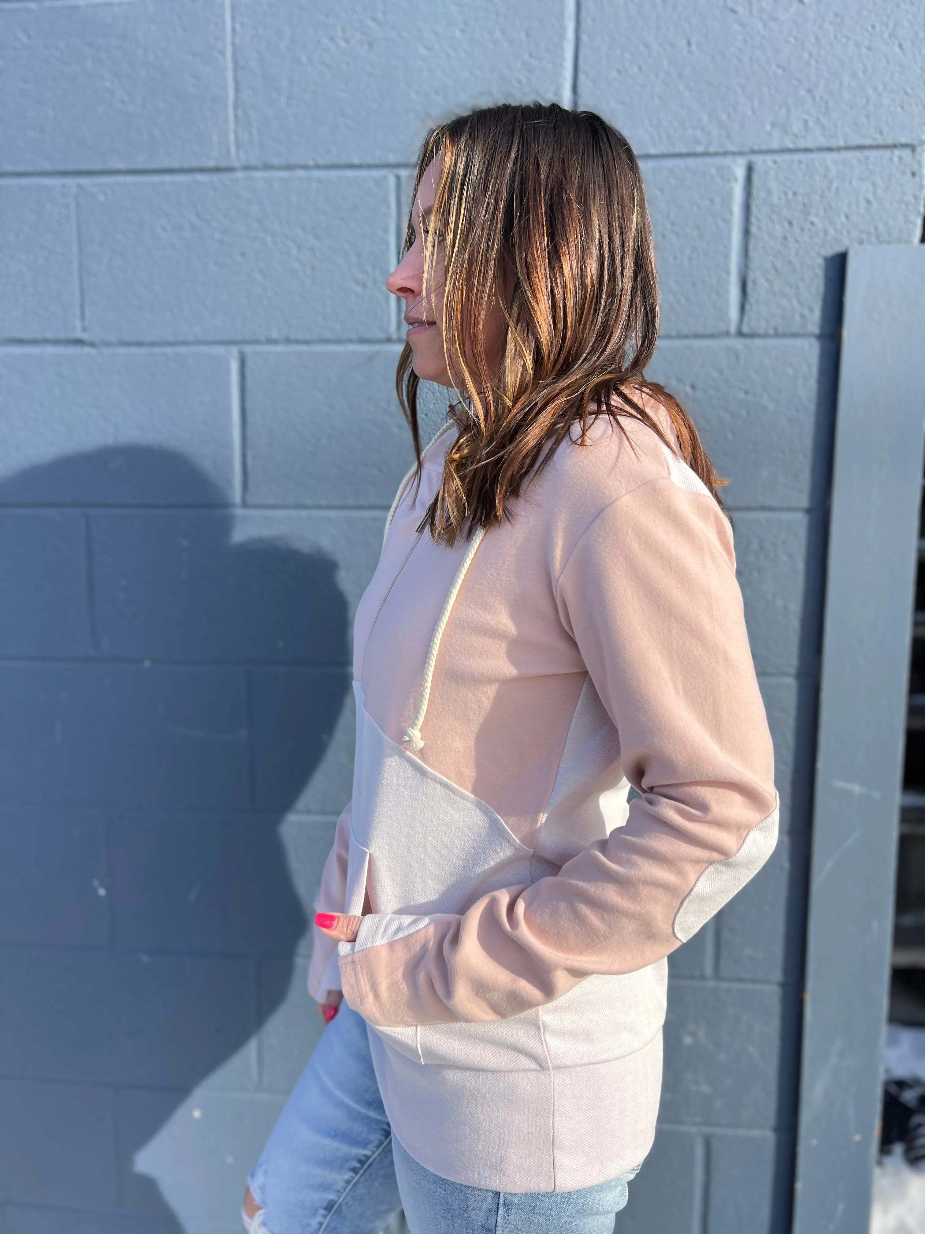 Pullover Half Zip Hoodie