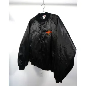 "Retail" Vintage West Ark Navajo Embroidered Snap Bomber Jacket Black 4XL Made in USA