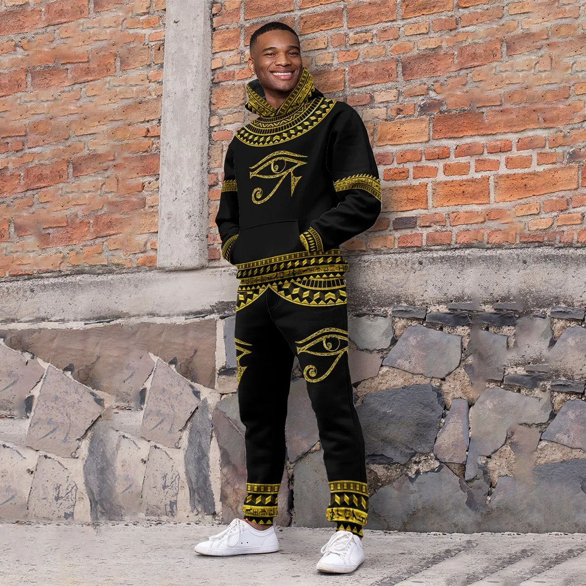 RA Egypt All-over Hoodie And Joggers Set