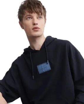 Rare Rabbit Men Enoch Navy Full Sleeve Boxy Fit Printed Sweatshirt