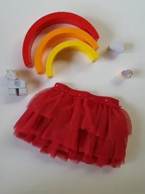 Red tutu skirt
