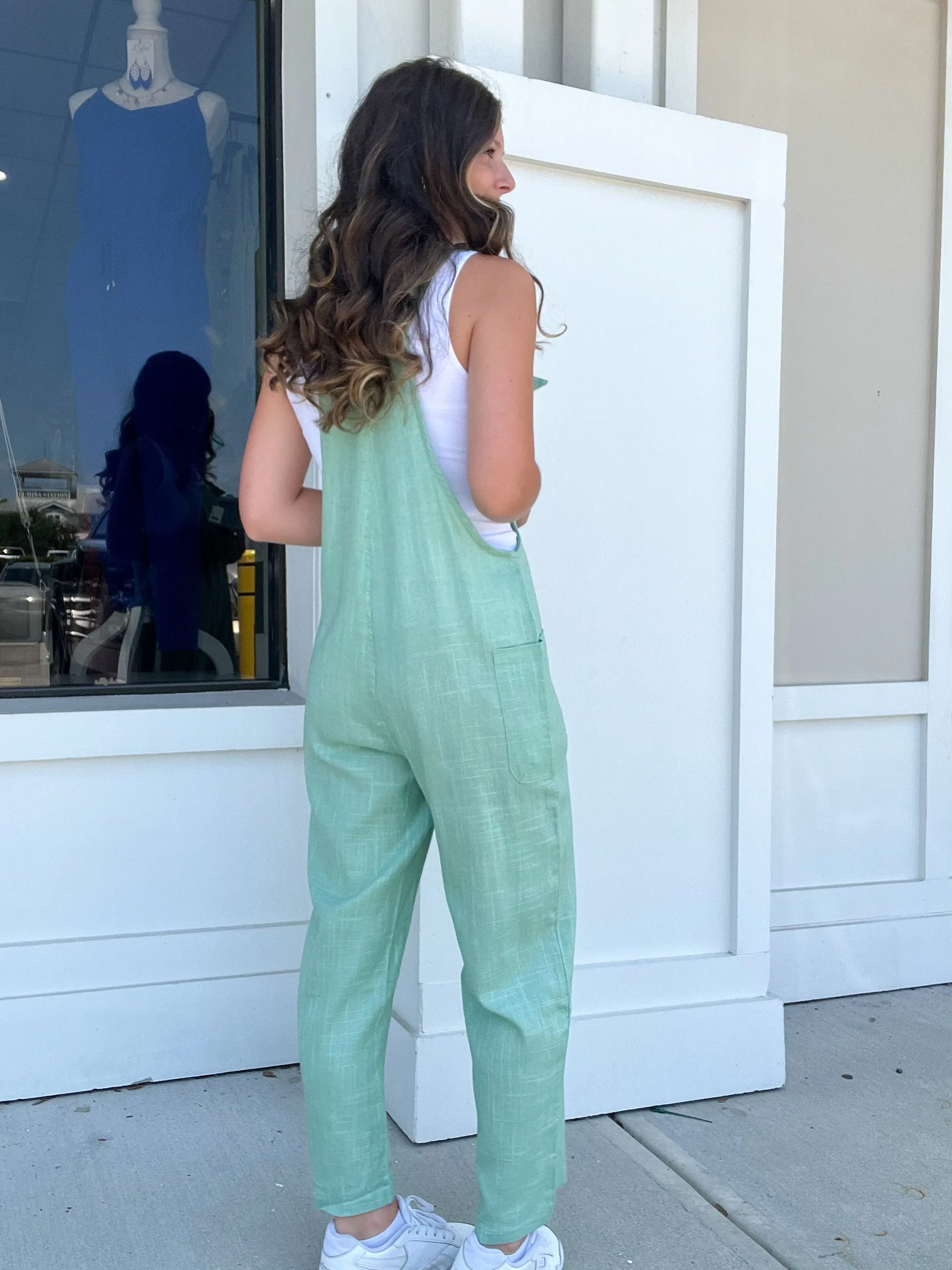 Sarah Sage Linen Jumpsuit