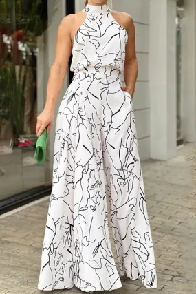 Sasha's Abstract Jumpsuit
