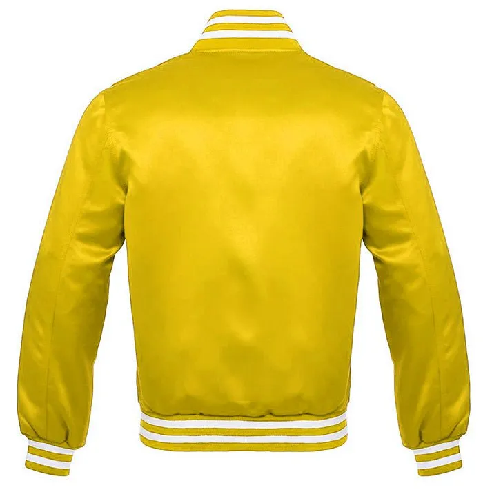 Satin - Yellow/White Trim Jacket