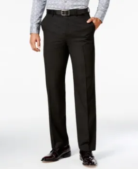Sean John Mens Classic fit Dress Pants 34 / 29 Black Solid