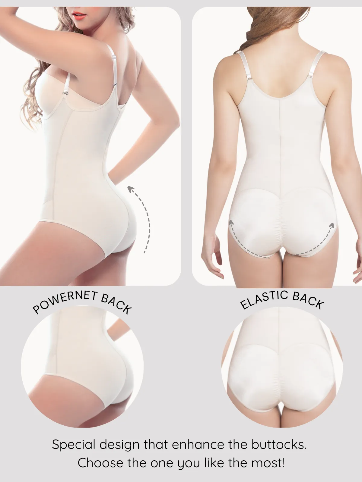 Siluet 1005 Strapless Panty Shapewear – Two Back Options: Powernet or Stretch Fabric