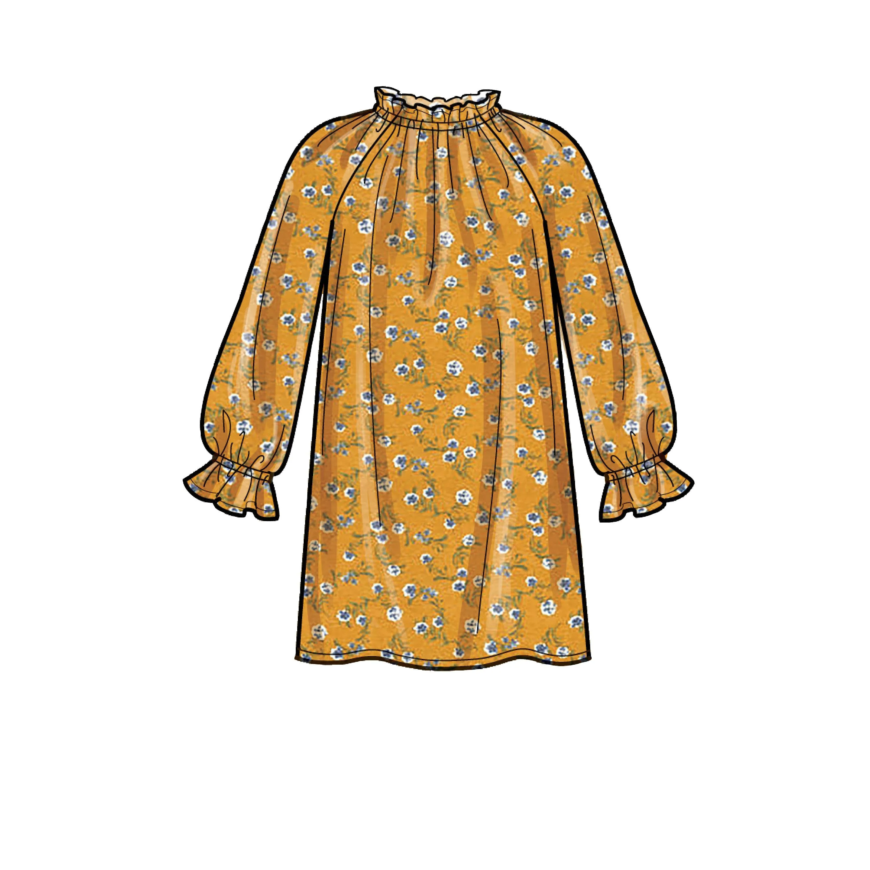 Simplicity Sewing Pattern 9393 Children's Dress, Tunic, Top and Pants
