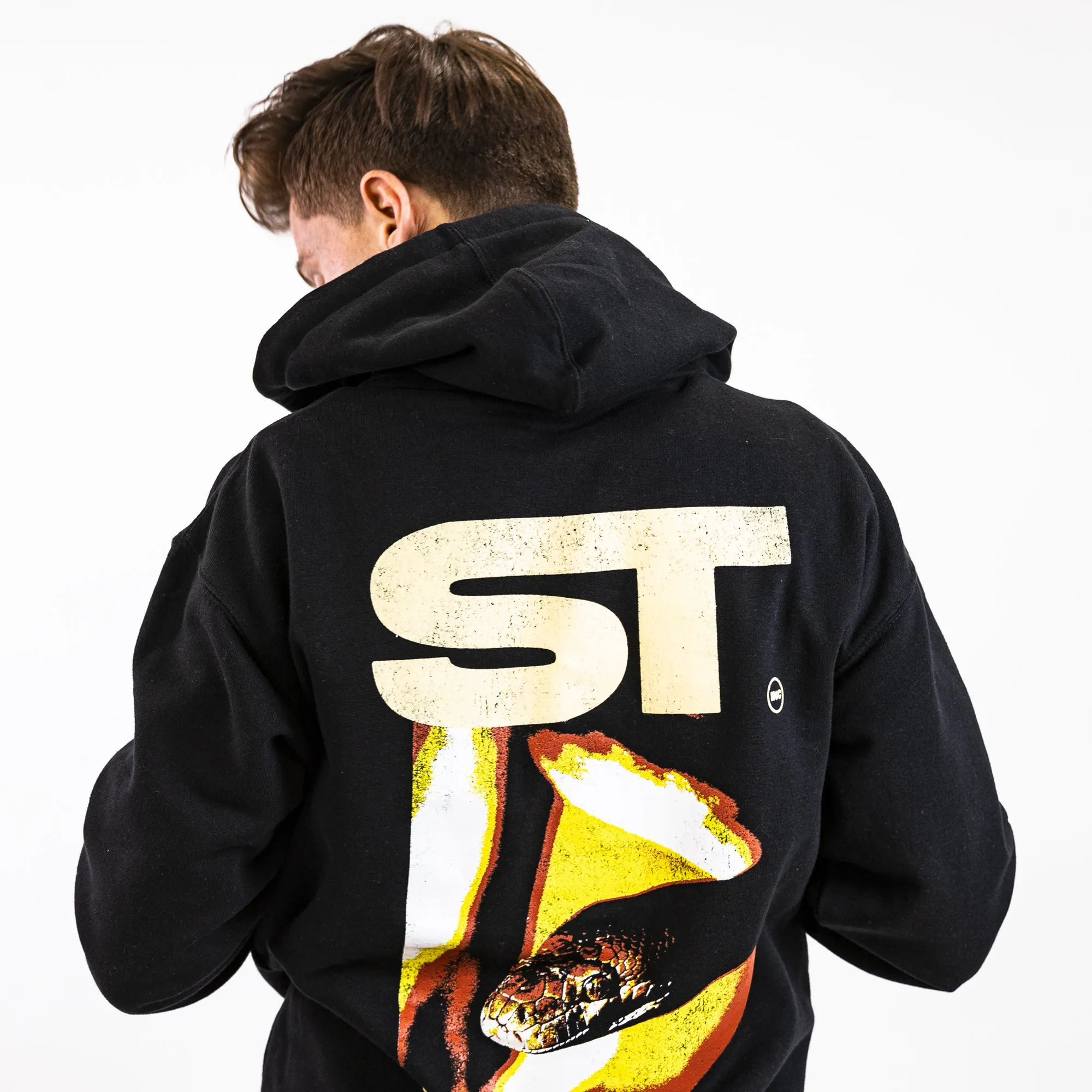 Snake Black Hoodie