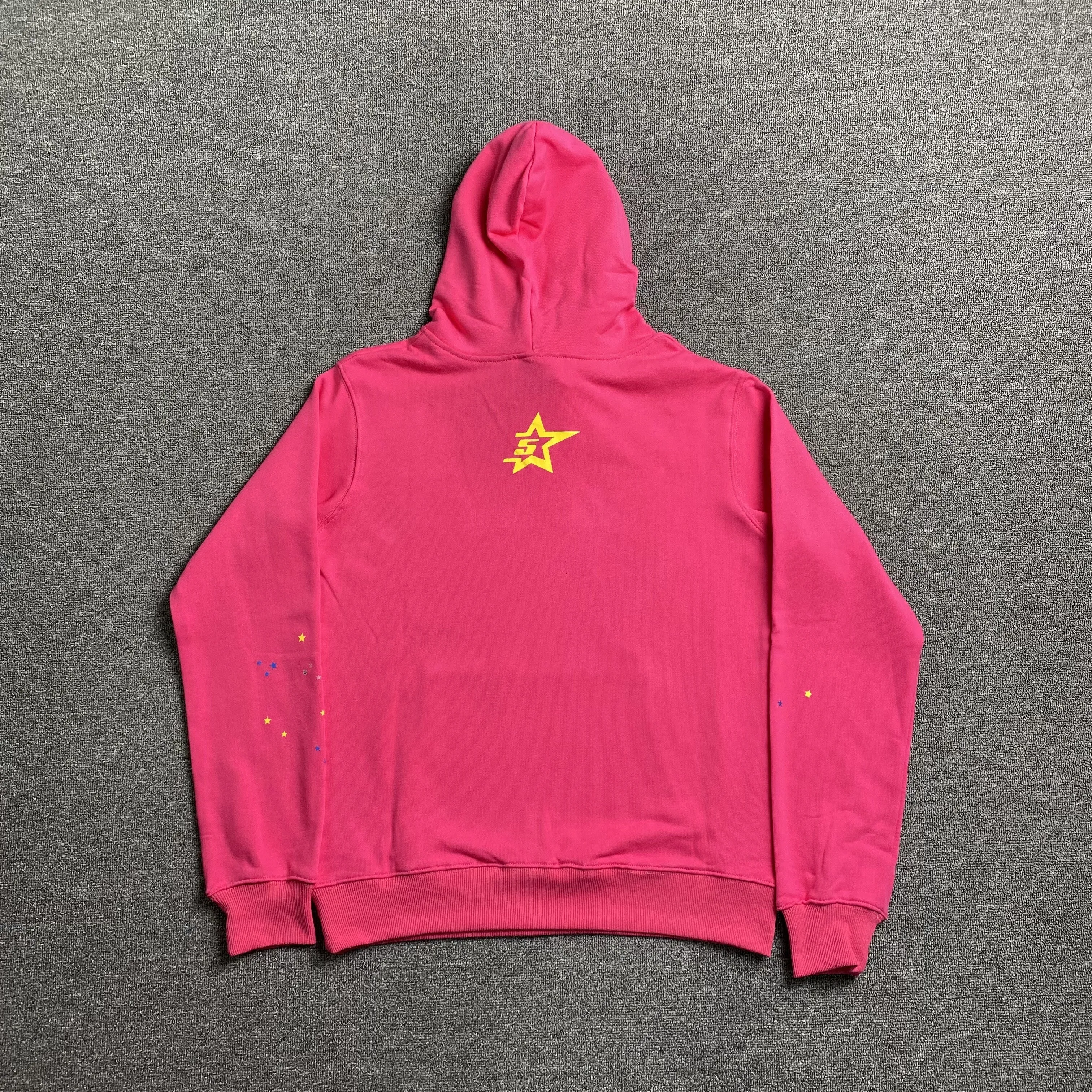 Sp5der PINK Hoodie Pink