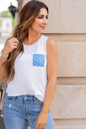 Spotted Back Pocket Tank