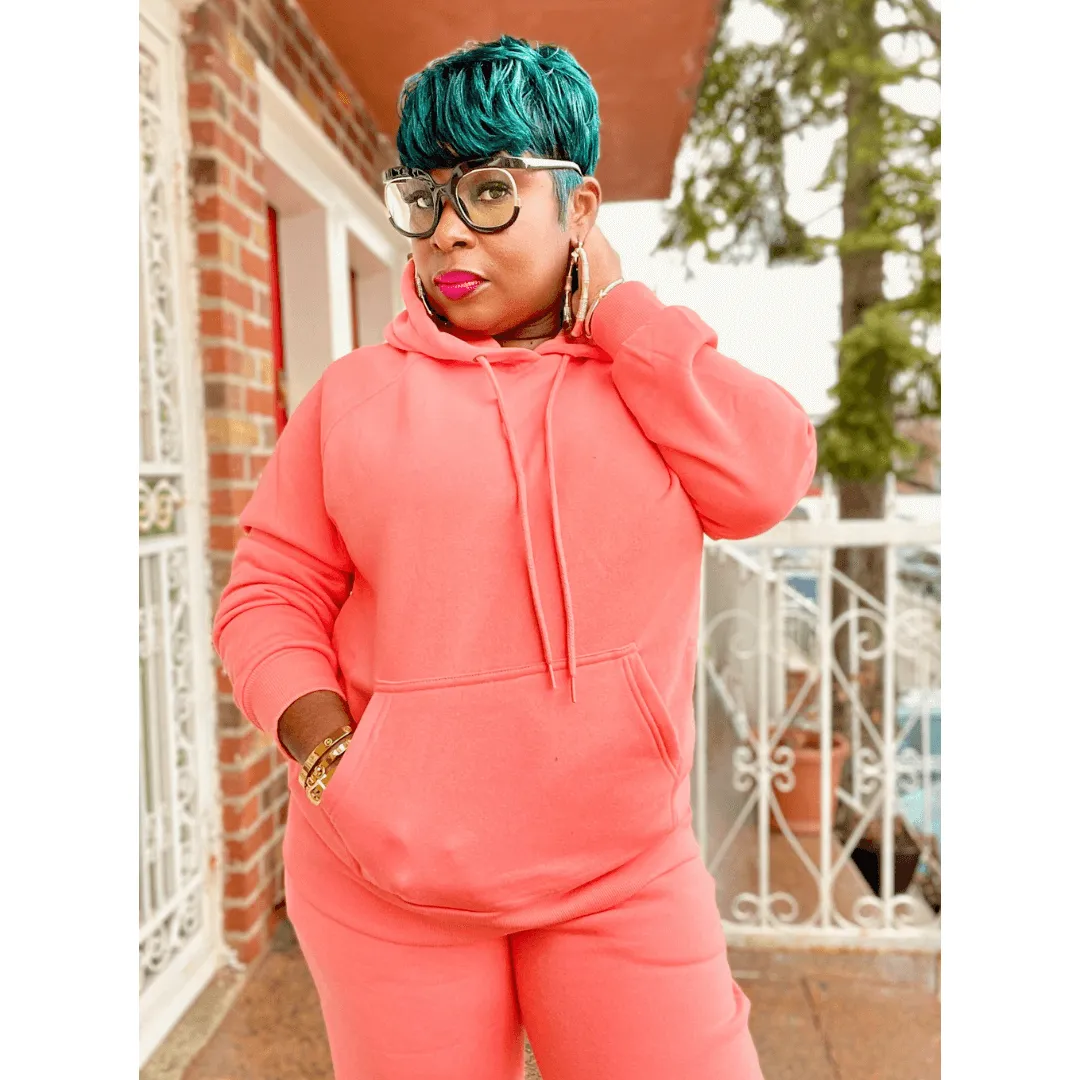 Spring Vibes '22 Hooded Jogger Set (Two Colors)