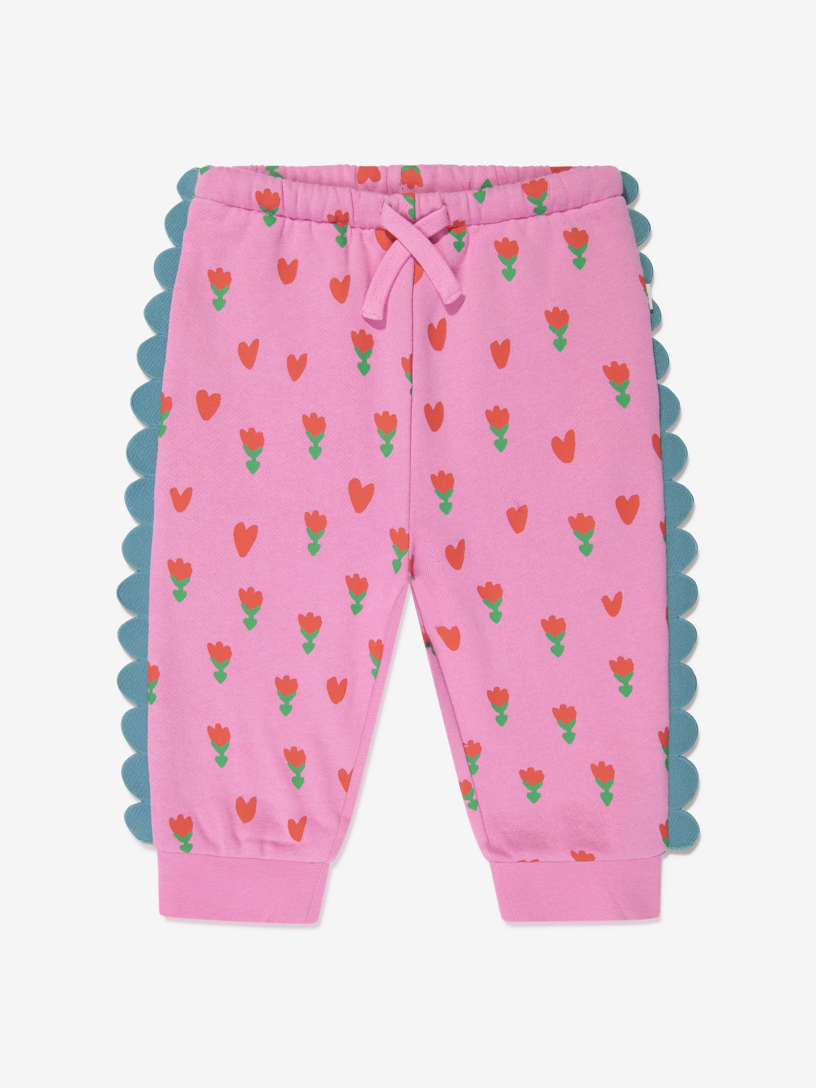 Stella McCartney Baby Girls Flower Tracksuit in Pink