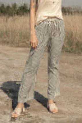 Stripe Wide Fit Pants
