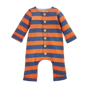 Striped Waffle Baby Bodysuit Mud Pie