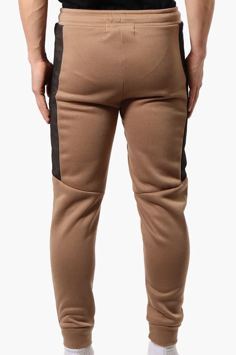 Super Triple Goose Mesh Insert Joggers - Brown