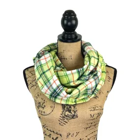 Tajin Dream Chili and Lime Luxe Collection Plaid Infinity and Blanket Scarves