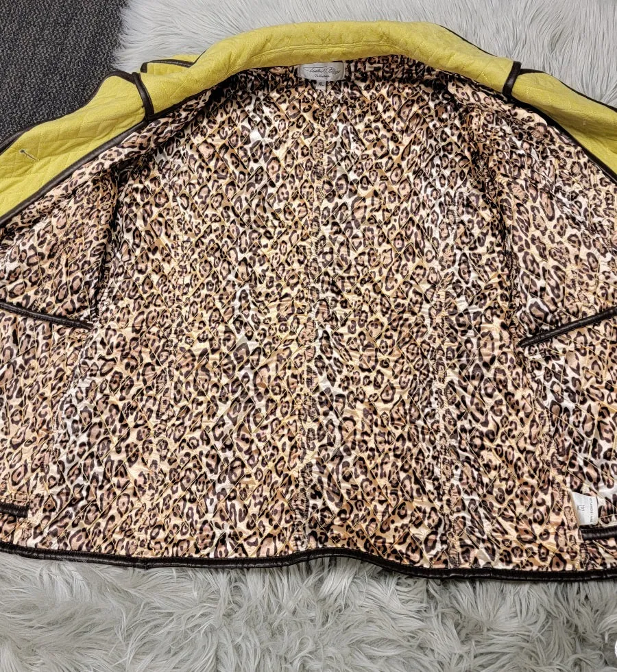 Tasha Polizzi Quilted Faux Suede Jacket